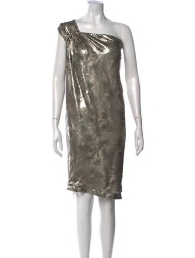 Pre-owned 3.1 Phillip Lim Silk Knee-length Dress In Green