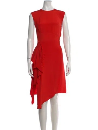 Pre-owned 3.1 Phillip Lim Silk Knee-length Dress In Orange