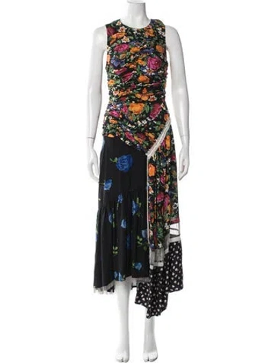 Pre-owned 3.1 Phillip Lim Silk Long Dress In Black