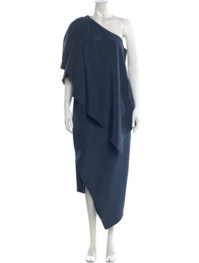 Pre-owned 3.1 Phillip Lim Silk Long Dress In Blue