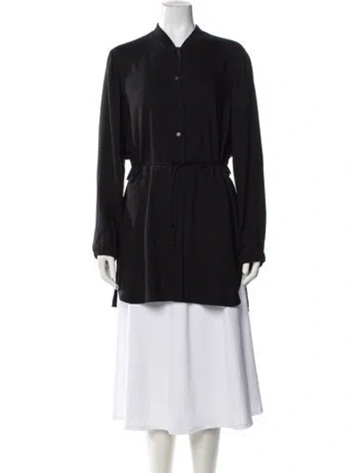 Pre-owned 3.1 Phillip Lim Silk Long Sleeve Blouse In Black