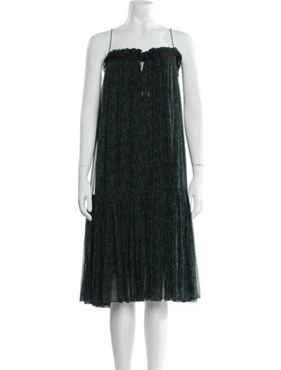 Pre-owned 3.1 Phillip Lim Silk Midi Length Dress In Black