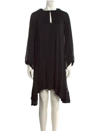 Pre-owned 3.1 Phillip Lim Silk Midi Length Dress In Black