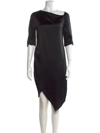 Pre-owned 3.1 Phillip Lim Silk Midi Length Dress In Black