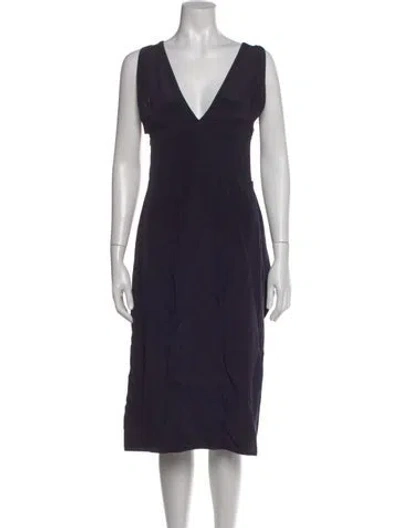 Pre-owned 3.1 Phillip Lim Silk Midi Length Dress In Black