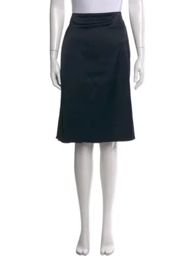 Pre-owned 3.1 Phillip Lim Silk Midi Length Skirt In Black