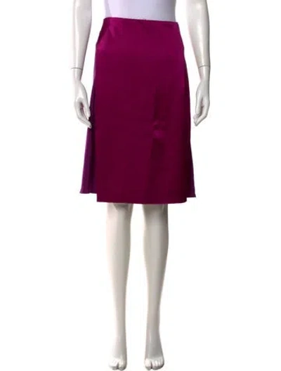 Pre-owned 3.1 Phillip Lim Silk Midi Length Skirt In Purple