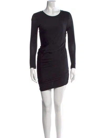 Pre-owned 3.1 Phillip Lim Silk Mini Dress In Black