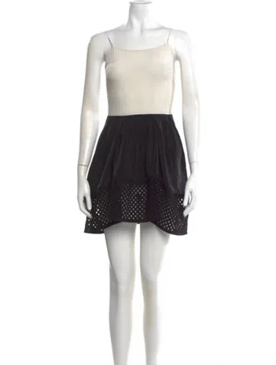 Pre-owned 3.1 Phillip Lim Silk Mini Dress In Black