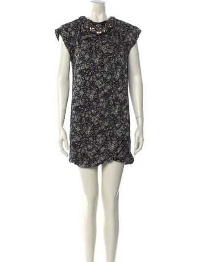 Pre-owned 3.1 Phillip Lim Silk Mini Dress In Black