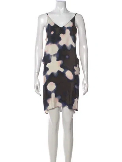 Pre-owned 3.1 Phillip Lim Silk Mini Dress In Black