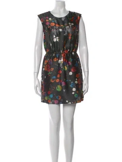 Pre-owned 3.1 Phillip Lim Silk Mini Dress In Black