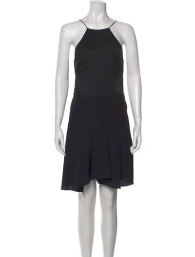 Pre-owned 3.1 Phillip Lim Silk Mini Dress In Black