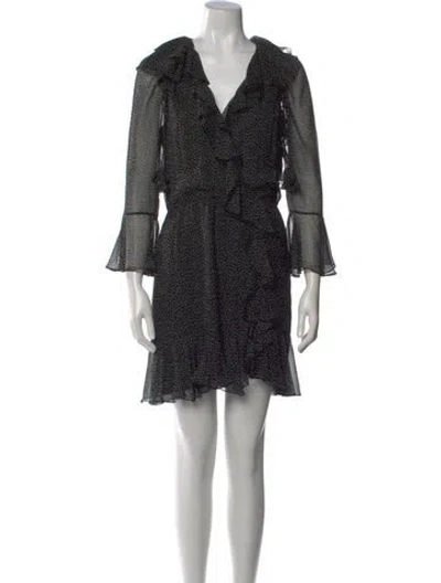 Pre-owned 3.1 Phillip Lim Silk Mini Dress In Black