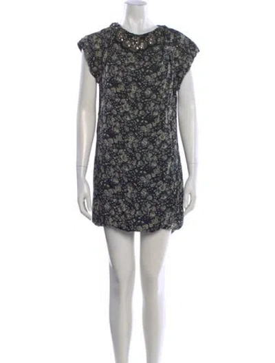 Pre-owned 3.1 Phillip Lim Silk Mini Dress In Black