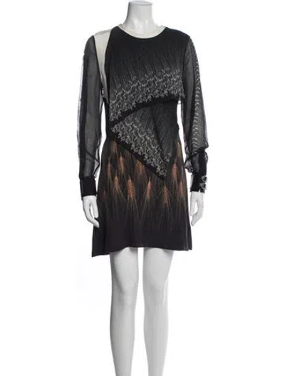 Pre-owned 3.1 Phillip Lim Silk Mini Dress In Black