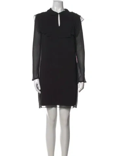 Pre-owned 3.1 Phillip Lim Silk Mini Dress In Black