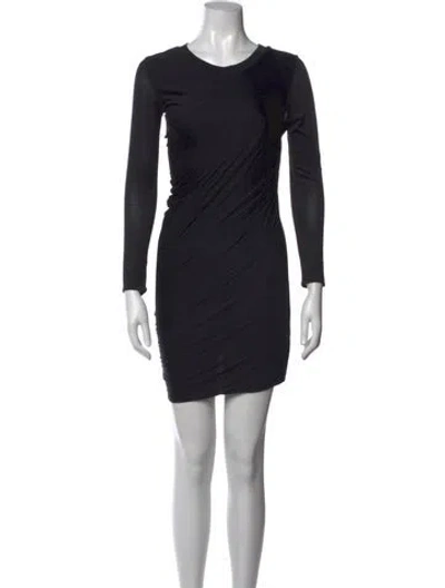 Pre-owned 3.1 Phillip Lim Silk Mini Dress In Black