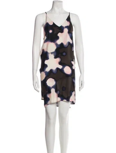 Pre-owned 3.1 Phillip Lim Silk Mini Dress In Blue