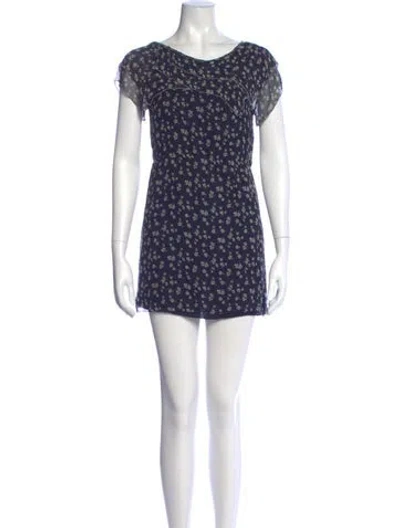 Pre-owned 3.1 Phillip Lim Silk Mini Dress In Blue