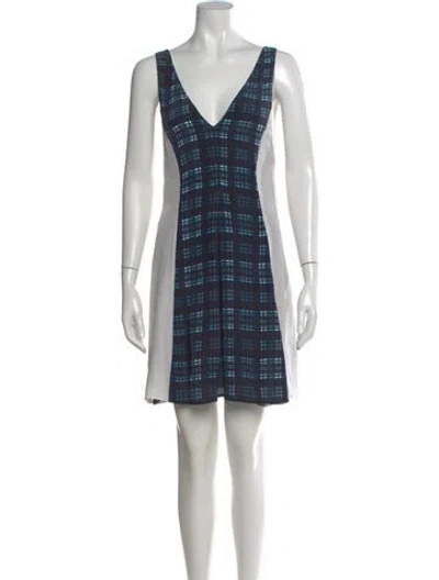 Pre-owned 3.1 Phillip Lim Silk Mini Dress In Blue