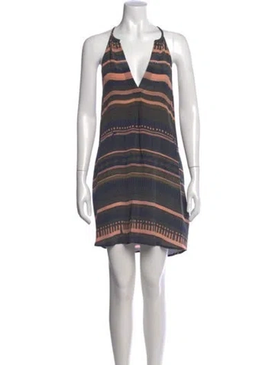 Pre-owned 3.1 Phillip Lim Silk Mini Dress In Blue