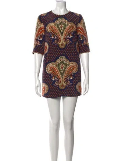 Pre-owned 3.1 Phillip Lim Silk Mini Dress In Blue