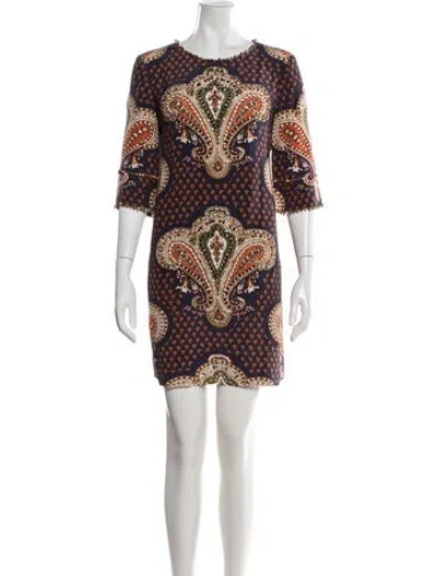 Pre-owned 3.1 Phillip Lim Silk Mini Dress In Blue