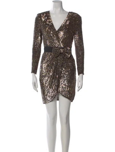 Pre-owned 3.1 Phillip Lim Silk Mini Dress In Brown