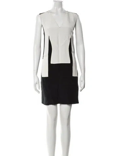 Pre-owned 3.1 Phillip Lim Silk Mini Dress In Multi