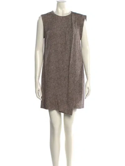 Pre-owned 3.1 Phillip Lim Silk Mini Dress In Multi