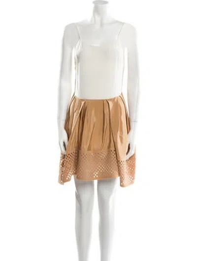 Pre-owned 3.1 Phillip Lim Silk Mini Dress In Neutral