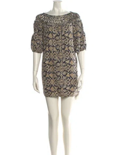 Pre-owned 3.1 Phillip Lim Silk Mini Dress In Neutral
