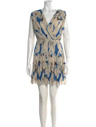Pre-owned 3.1 Phillip Lim Silk Mini Dress In Neutral