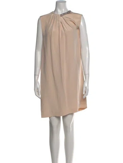 Pre-owned 3.1 Phillip Lim Silk Mini Dress In Neutral