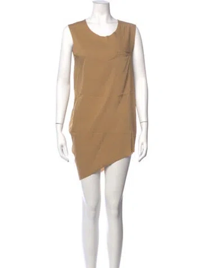 Pre-owned 3.1 Phillip Lim Silk Mini Dress In Neutral