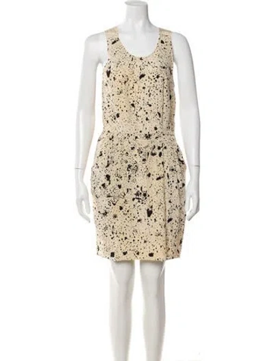 Pre-owned 3.1 Phillip Lim Silk Mini Dress In Neutral