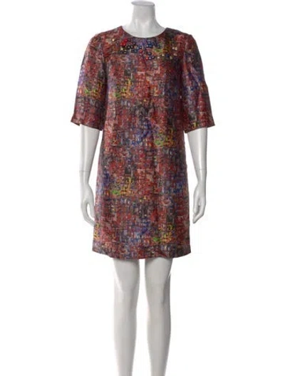 Pre-owned 3.1 Phillip Lim Silk Mini Dress In Orange
