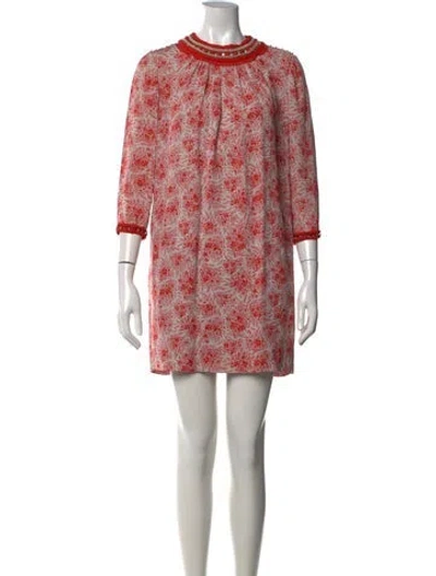 Pre-owned 3.1 Phillip Lim Silk Mini Dress In Orange