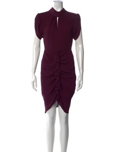 Pre-owned 3.1 Phillip Lim Silk Mini Dress In Purple