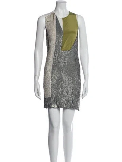 Pre-owned 3.1 Phillip Lim Silk Mini Dress In White