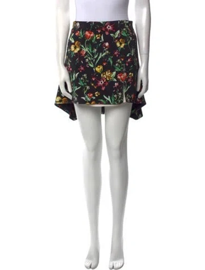 Pre-owned 3.1 Phillip Lim Silk Mini Skirt In Black