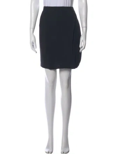 Pre-owned 3.1 Phillip Lim Silk Mini Skirt In Black