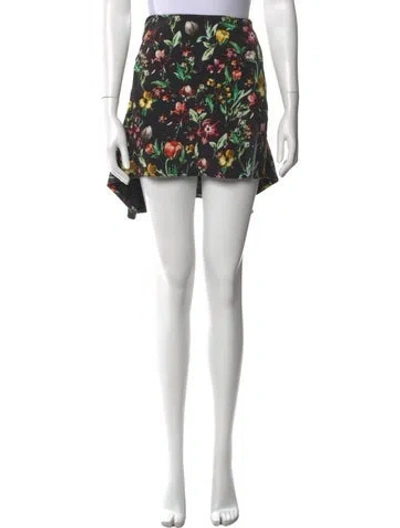 Pre-owned 3.1 Phillip Lim Silk Mini Skirt In Black