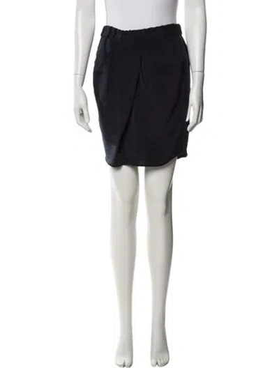 Pre-owned 3.1 Phillip Lim Silk Mini Skirt In Blue