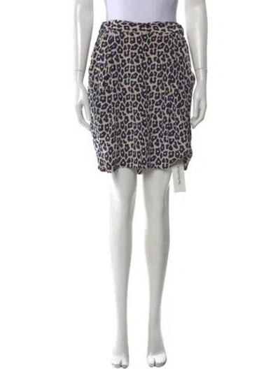 Pre-owned 3.1 Phillip Lim Silk Mini Skirt In Neutral