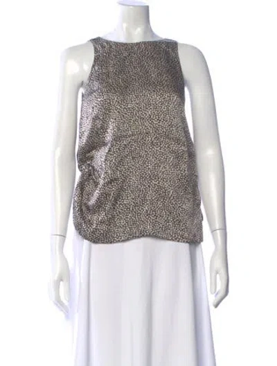 Pre-owned 3.1 Phillip Lim Silk Printed Top In Multi