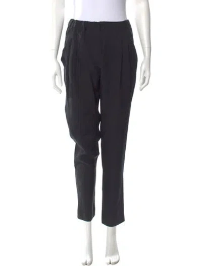 Pre-owned 3.1 Phillip Lim Silk Skinny Leg Pants In Black