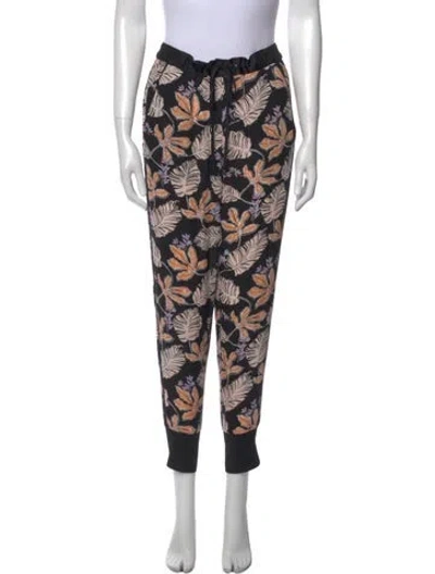 Pre-owned 3.1 Phillip Lim Silk Skinny Leg Pants In Black