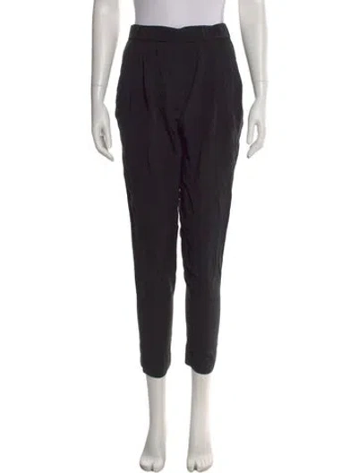 Pre-owned 3.1 Phillip Lim Silk Skinny Leg Pants In Black